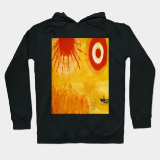 Marc Chagall A Wheatfield On A Summers Afternoon Hoodie